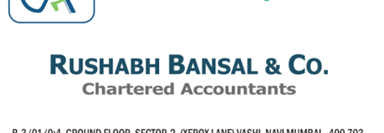 Rushabh Bansal & Co. Chartered Accountants